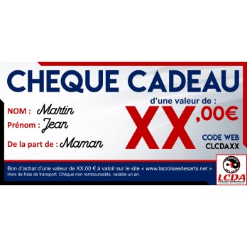 CHÈQUES CADEAU LCDA 100€