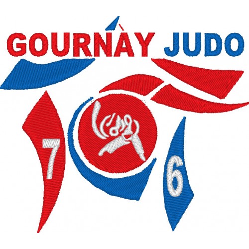 Broderie JUDO GOURNAY EN BRAY 76