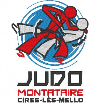 Broderie JUDO MONTATAIRE