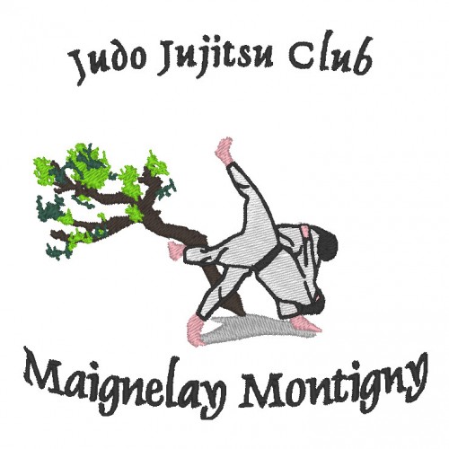 Broderie JUDO MAIGNELAY-MONTIGNY